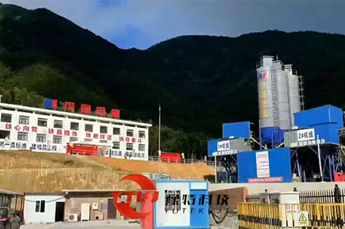 豫特科技助力安能集團(tuán)水電站重點(diǎn)項(xiàng)目，機(jī)制砂生產(chǎn)線。